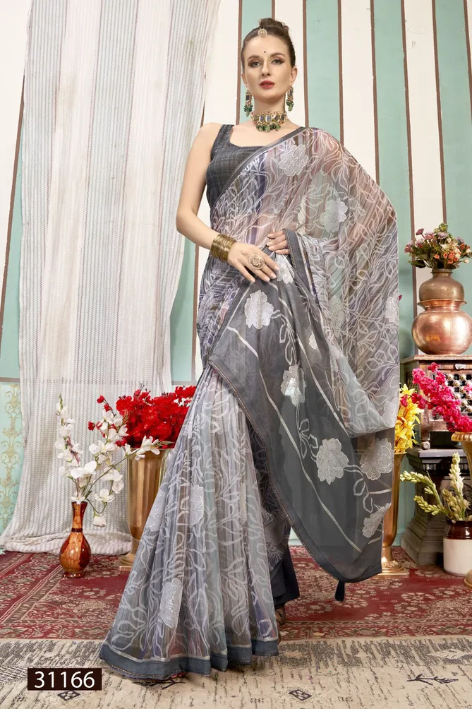 Megha By Vallabhi Georgette Printed Sarees Wholesale Shop In Surat